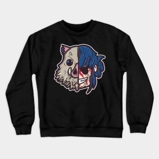 ChunkieCheeks - Demon Slayer Inosuke Crewneck Sweatshirt